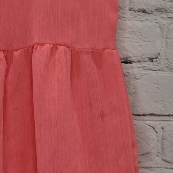 𝅺PINK heart High low Pink Tank Top Dress - Picture 5 of 15